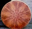 Custom Crotch Mahogany Table